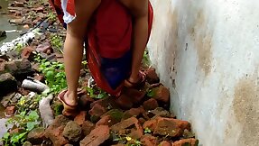 Devar Outdoor Fucking Indian Bhabhi In Abandoned Dwelling Ricky Public Sex